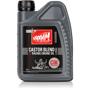 Vrooam Castor Blend 2T Oil, 1L CIK 
