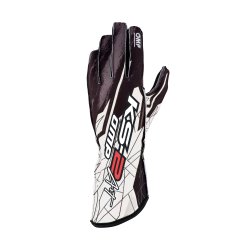 OMP KS-2 ART Gloves, White-Black 