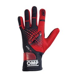 OMP Gloves KS-4, Red-Black