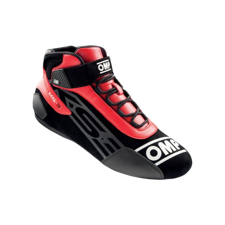 OMP KS-3 Karting Shoes, Red-Black - Clearance SALE - K-Racing
