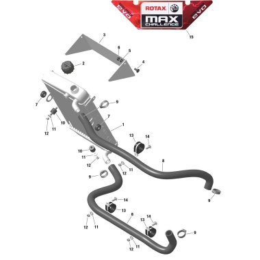 Rotax DD2 Radiator and Accessories