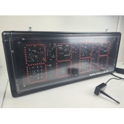 Pixel Timing Lap/Time Counter, 4 Digits 20cm Outdoor with Wireless Receiver 